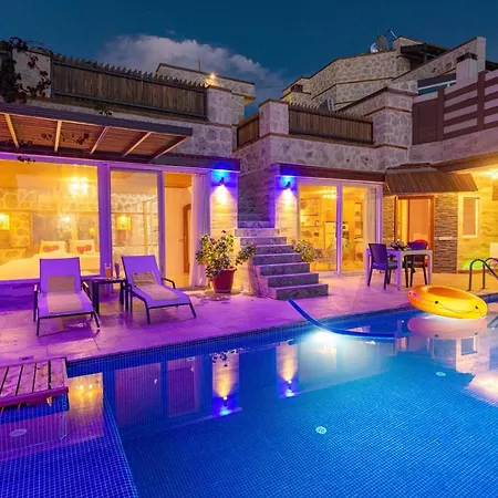 Vinka - 1 Bedroom With Jacuzzi In Kalkan 빌라 카스